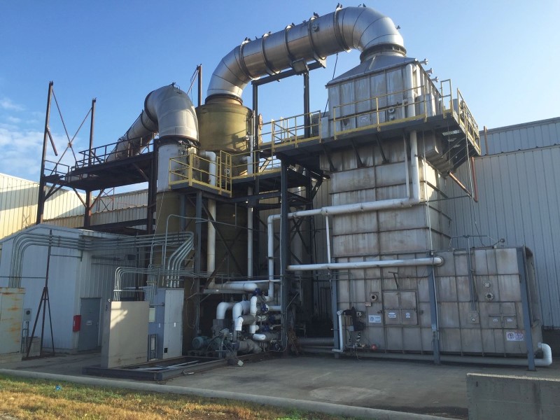 Eisenmann #110,000-CFM, Wet Electrostatic Precipitator, Total Inlet Gas Stream Flow Rate Wet Basis 52000 & - Image 1