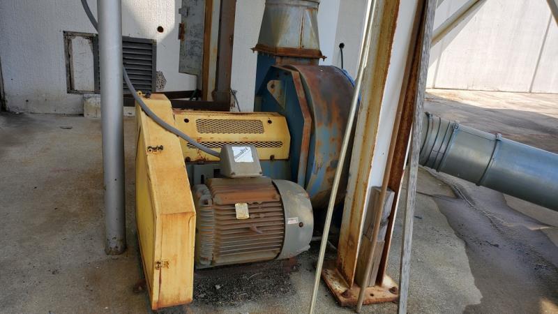 50000 cfm MAC #120-MCF-572, Reverse Air Fan Baghouse Dust Collector, 7.2:1 ACR, 6921 sqft., (572) Filter - Image 8