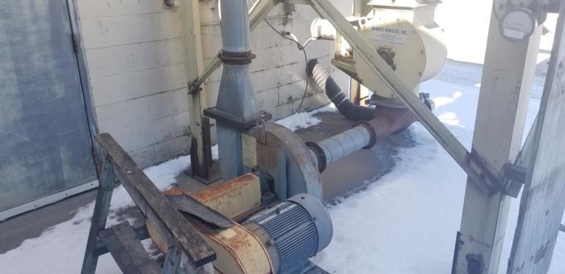 8500 cfm Murphy-Rodgers #MRJ- 812-14, Pulse Jet Baghouse Dust Collector, 9:1 ACR, (60) 10' filters, 943 - Image 4
