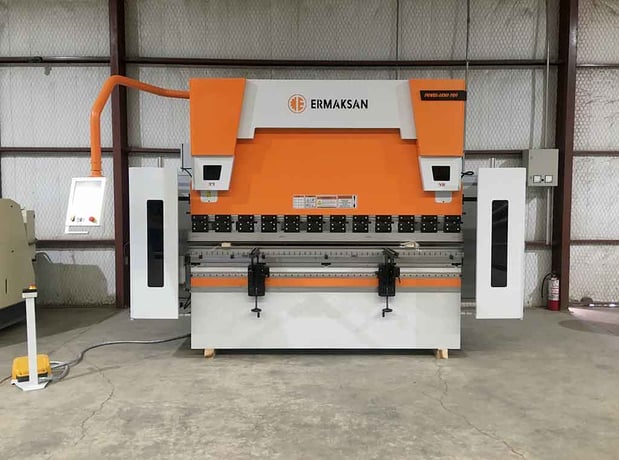 110 Ton, Ermaksan #Power-Bend-Falcon-2600-100, 8' 6" OA, 86" between housing, 10.8" stroke, 16" throat - Image 1