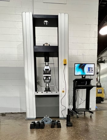 45000 lbf (200kN) Frank Bacon #FB-200EM, Floor Standing, Precision Two Ball Screw Tension and Compression - Image 1