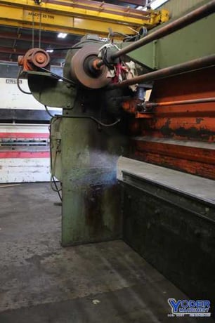 150 Ton, Lodge & Shipley #150-10, mechanical brake, 12' overall, 126" between housing, 3" stroke, #75565 - Image 8