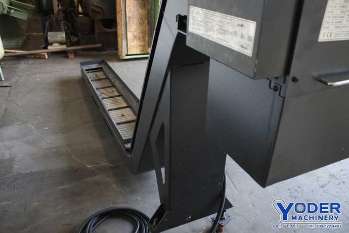 9" x 84" ShinJin MT Tech #KFC5600C, inclined chip conveyor, side hinge, 1/4 HP, #75472 - Image 9