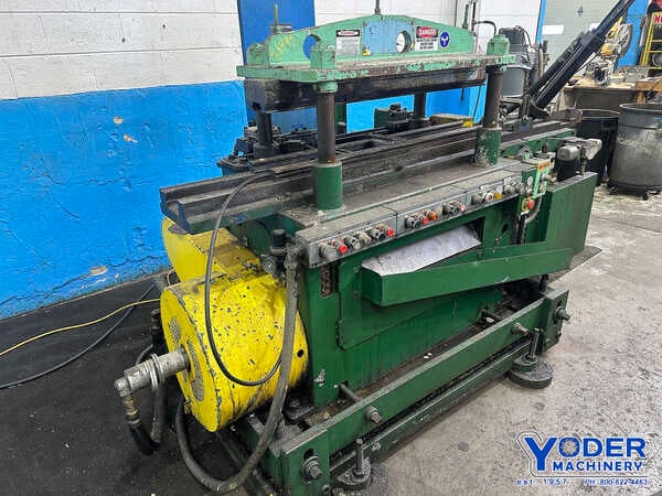 30 Ton, Tishken, cut-off press, 3 stroke of ram, air clutch & brake, 3 HP, #66495 - Image 1