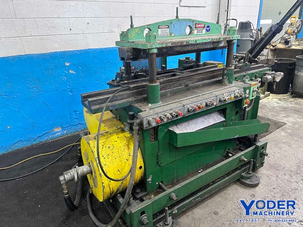 30 Ton, Tishken, cut-off press, 3 stroke of ram, air clutch & brake, 3 HP, #66495 - Image 2