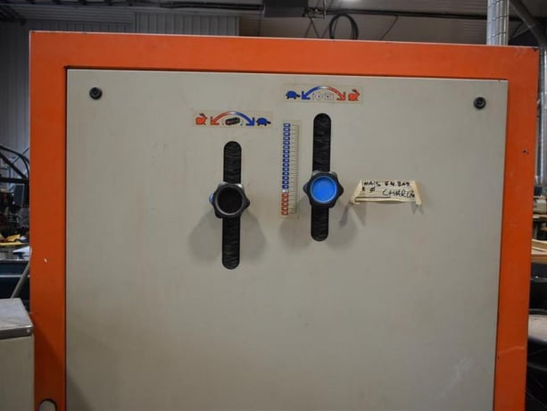 32" Quickwood #RO-800/1, Contour/Denibbing Sander, 4" thickness opening, (1) Carousel, 11.4" L arbor/spindle - Image 7