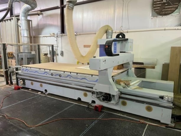 Weeke #BHP-200, Flat Table Machine w/ATC/Boring, 5' x 12' table, 145.6" X, 61" Y, 12.8" Z, 4" Z, 164 FPM X - Image 2