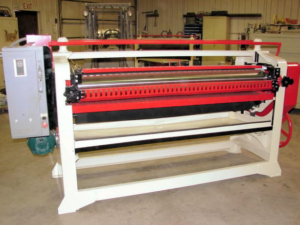Black Brothers 22-D-875-74, Top & Bottom Glue Spreader, 74" width, 8-3/4" applicator diameter, 6-1/4" doctor - Image 1