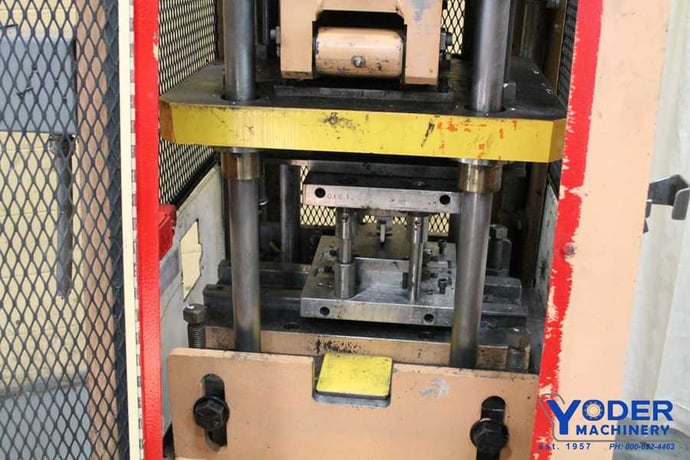 5 Ton, Tishken #ACO-5, pneumatic cut-off press, 1.5 stroke, 34" pass line, 1999, #64573 - Image 3
