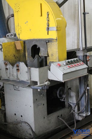 20" Union, carbide power feed abrasive saw, oscillation, coolant, 25 HP, #65060 - Image 4