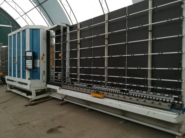 Forel Complete, Insulated Glass Line, 121' line L, Washing Mach., Infeed & Outfeed Conveyor, Measuring & - Image 8