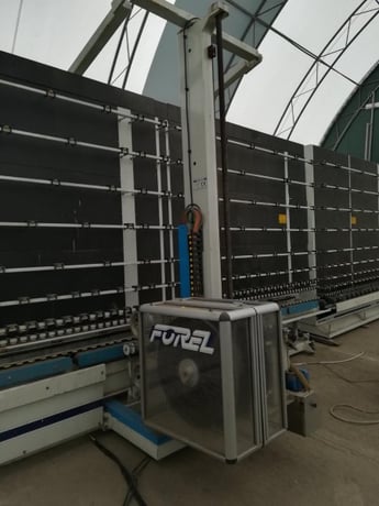 Forel Complete, Insulated Glass Line, 121' line L, Washing Mach., Infeed & Outfeed Conveyor, Measuring & - Image 9