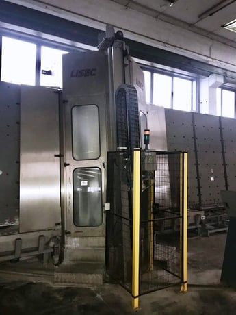 Lisec KSR-25, Vertical Glass Edge Grinder, 98" x 189" size, 0.09" - 0.75" thick auto-adj, 30 m/min at 2.3 - - Image 1