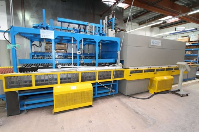 Keraglass KFO-125/240-26, Glass Tempering Furnace, Right-handed, 49" x 95" (102" ), 0.16" - 0.75" thick, 2005 - Image 1