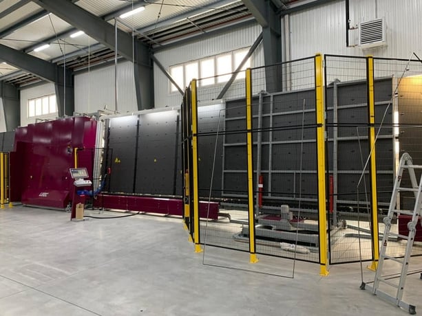 Lisec Complete, Insulated Glass Line, R-L, 79" x 98" size, 14" x 7" min. IG unit size, 2.4" single IG unit - Image 1