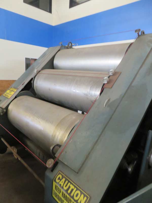 Gloucester, 60" Wide 45 Degree Three Roll Sheet Stack 24" X 60", 1999 - Image 10