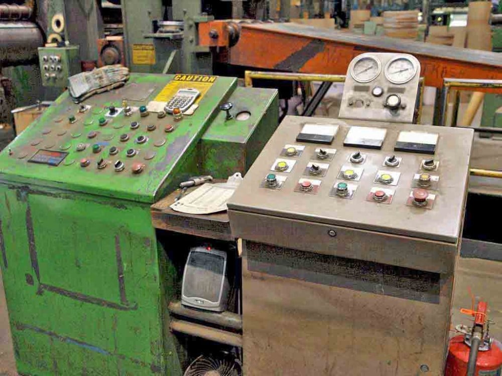 36" x 4" Paxson, slitting line, 30000 lb., 16" - 20" ID - Image 2