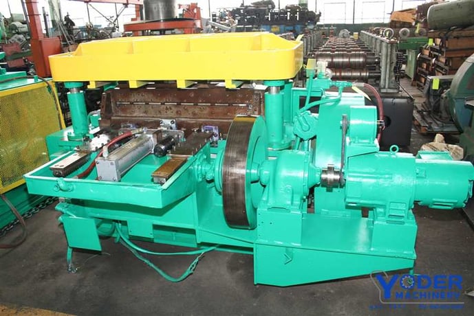 60 Ton, B & K, cut-off press, 1 -1/4" stroke, air clutch, 53-1/4" x15-1/2" btwn post, 10 HP, #53287 - Image 3