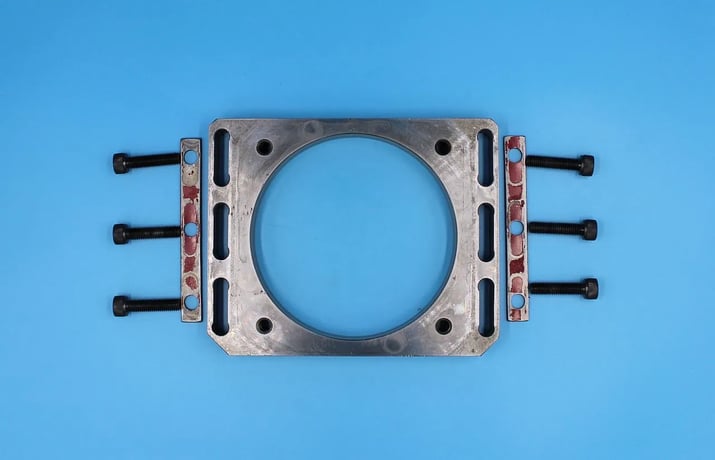 Spindle Motor Bracket, Fanuc #3S, 8-7/8" x 6-7/8" x 1", 5-7/8" ID - Image 2