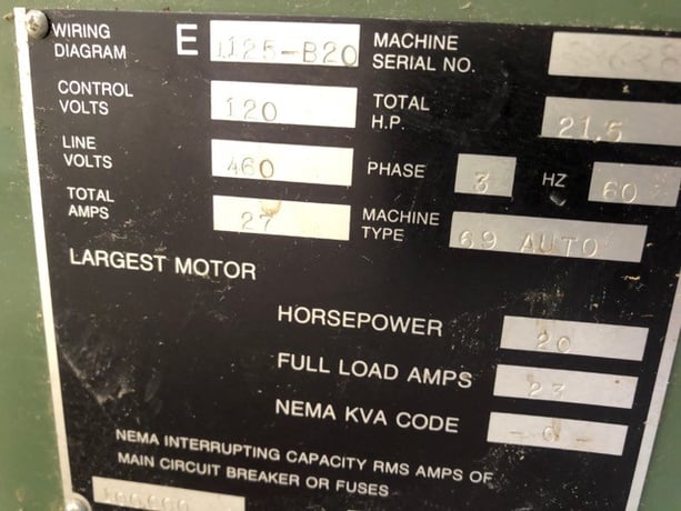 Mattison #69-42-Matti-Max, Turning Lathe, 10" long turning capacity, 4" x 4" stock size, 20 HP - 2700 RPM - Image 4