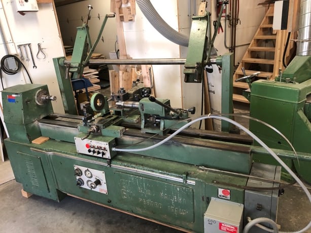 Elio Valeri #Elvap-120, Semi-Automatic Copy Lathe, 48" length capacity, 7" diameter w/o steady rest, 3.93" - Image 2