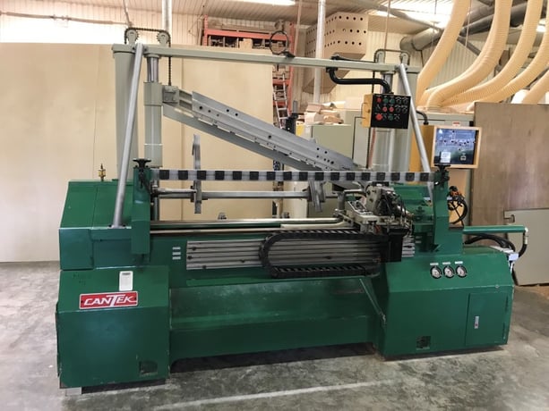 Cantek #CP-1250-AP, Auto/Back Knife Copy Lathe, 44" length capacity, with 4" min. stock length, 1/2" - 4" - Image 1