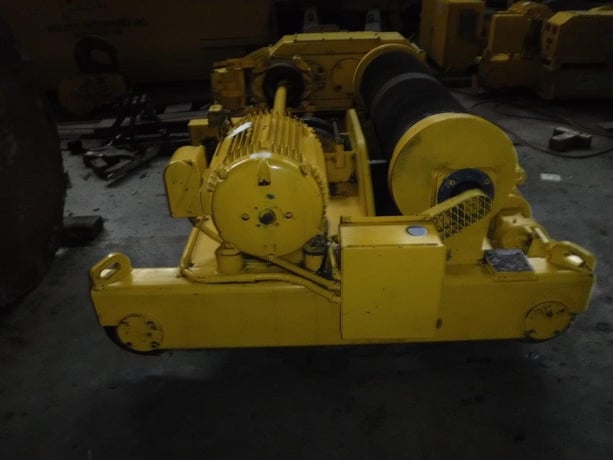 25 Ton, Ace top running double grider trolley hoist, 25' lift, 6' 0" trolley gauge, 2' 9-1/2" overhead - Image 3