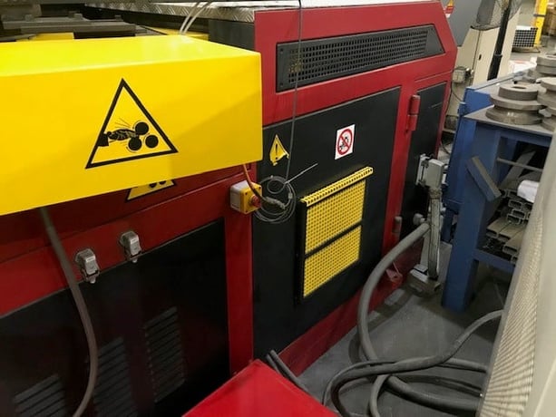 7-7/8" x 7-7/8" x 3/4" Tauring #Alpha-200, angle roll w/CNC controls hydraulic guide rolls, 2014 - Image 9