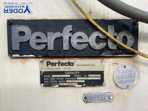 Perfecto #28-20-7, .200" thickness, 20" width, 100 FPM, #75481 - Image 6
