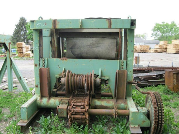 Nicholson / Cooper #A5-35-in., Rotomat Debarker, 35", 1980s era Ring, Hydraulic Power Unit - Image 4