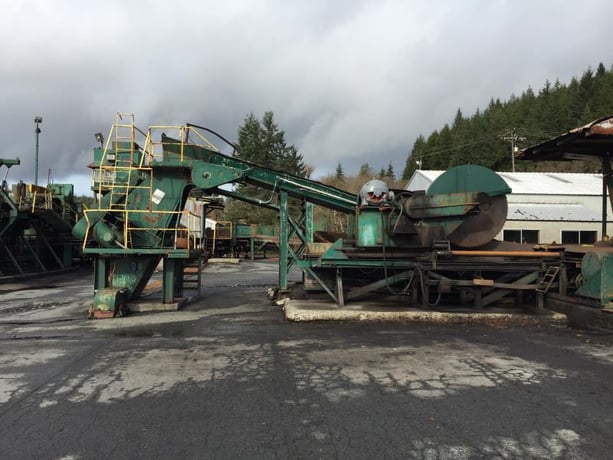 Slasher Cut-Off Saw, 84" diameter Saw, Hydraulic linear action - Image 1