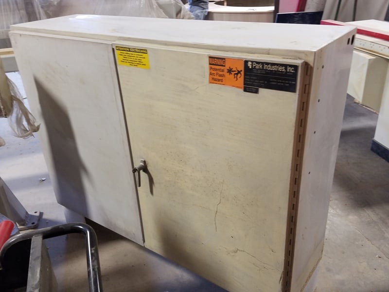 Park Industries #Odyssey-II, CNC Work Center, 10' x 5' table, 20 HP, 10000 RPM, 6-1/4" blade diameter, 2003 - Image 6