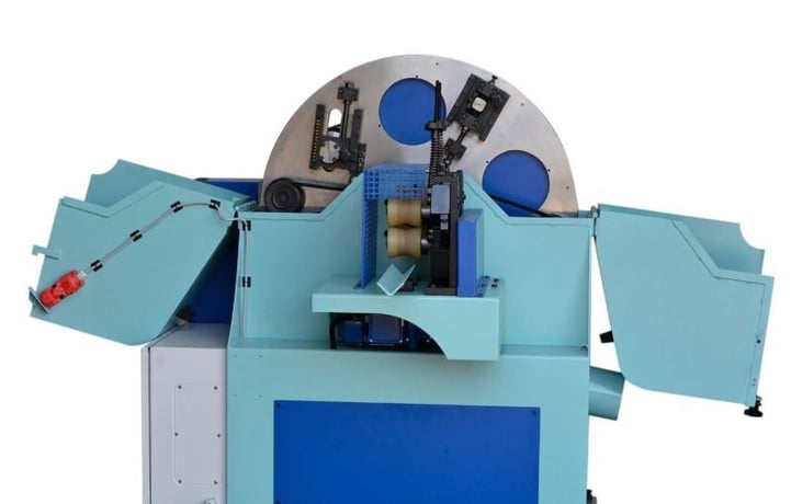 Garboli #LT-130, Feed-Thru stroke Sander, 127 mm diameter, 6000 mm length, 2000 x 120 mm abrasive belts - Image 3
