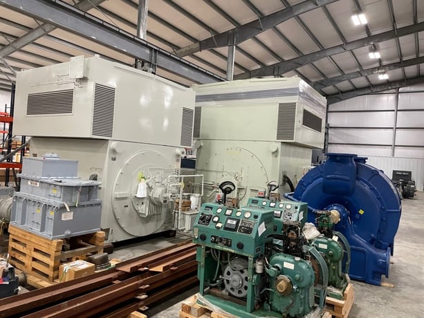 6522 HP 1195 RPM Teco West, Fr. 889, weather protected enclosure type 2,1.15 service factor, SB, 13200V. - Image 2