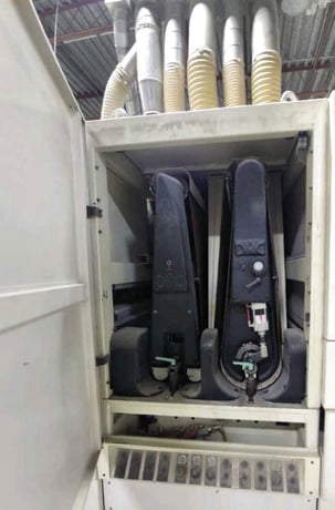 53" Dmc #Unisand-2000-M2, 2-Head Wide Belt, 53" x 103" abrasive belt, 60 FPM, 4" opening, 1999 - Image 3