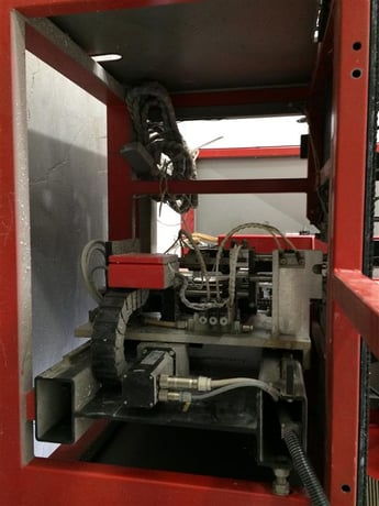 Wegoma #WP-4AS, CNC Corner Cleaner, cleaning weld beads on 90 deg inner & outer corner, 1995 - Image 5