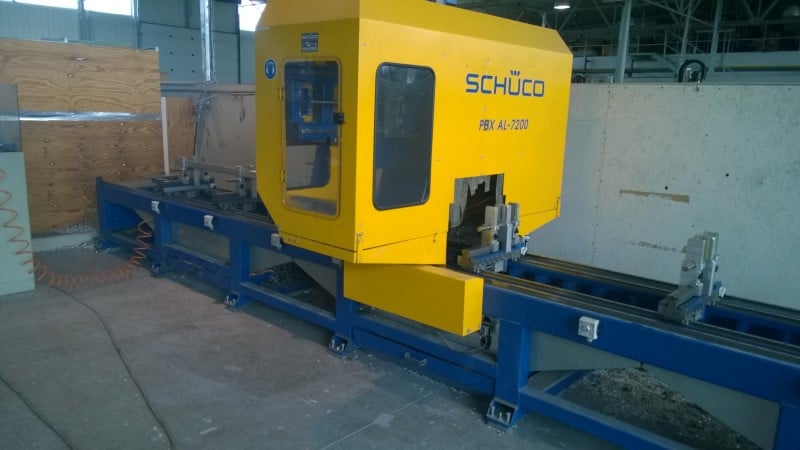 Schuco #PBX-AL-7200, Profile Machining Center, 283" process length, 296" X, 46" Y, 26" Z, 196 FPM, 18000 RPM - Image 1