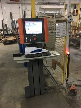 Elumatec #SBZ-122, Profile Machining Center, 3850 mm X, 350 mm Y, 280 mm Z, 60 MPM X, 30 MPM Y & Z, 24000 - Image 2