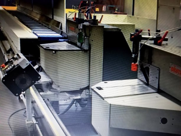 Elumatec #DG-104, Automatic Double End Miter Saw, 6000 mm bed length, 350 mm cutting length, 420 mm blade - Image 1