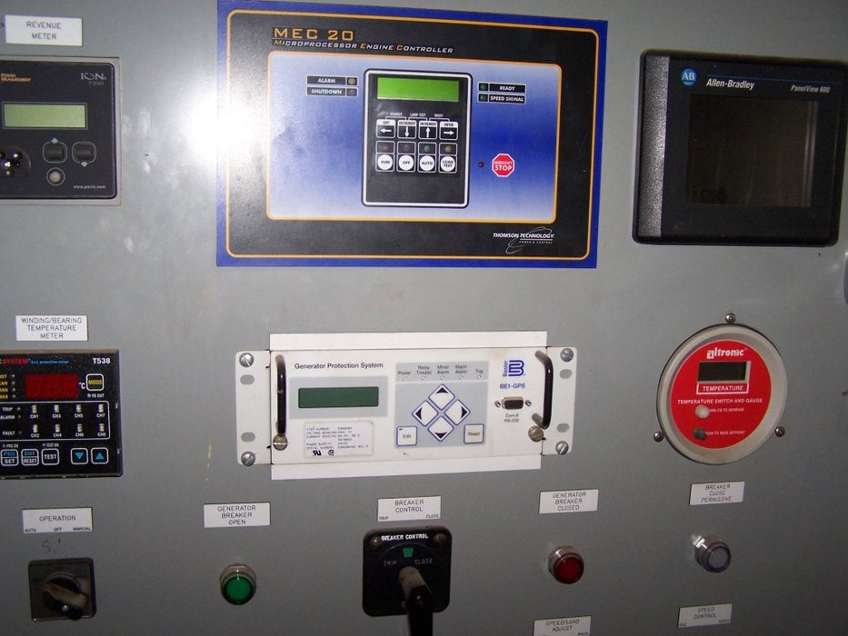 1000 KW Hyundai, Induction generator set, S/N 31839rmh1810001 - Image 4