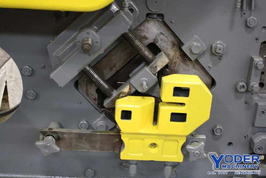 6" x 6" x 1/2" Peddinghaus #210-SUPER-20, ironworker, 105 Ton, 20" throat, shearing, notcher, 10 HP, 2 - Image 4