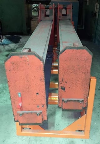 30 Ton, Bushman, spreader beam, (2) adjustable position pinned hooks, 52" to 19' spread - Image 2