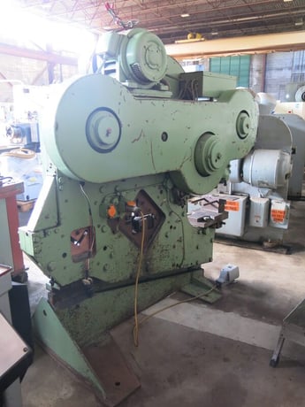6" x 6" x 1/2" Peddinghaus #210/20, mechanical ironworker, 10"- 20 lb. C-channel, 9" 20 lb. I-Beam - Image 8