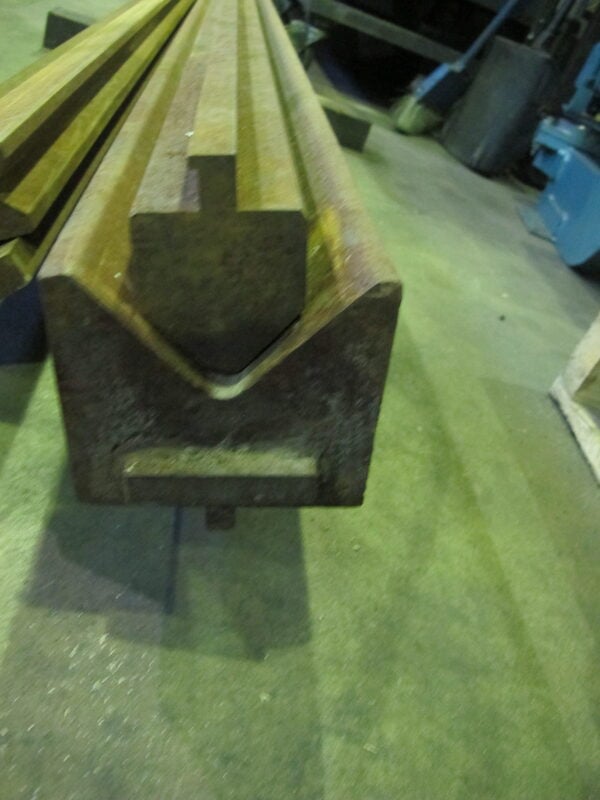 144" L, Press Brake Punch Die, 4" 85 Degree Die with 2-3/8" Punch - Image 1