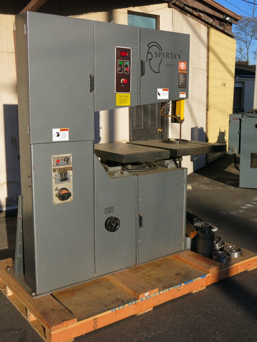 36" Marvel Spartan, Vertical Bandsdaw with Welder - Image 3