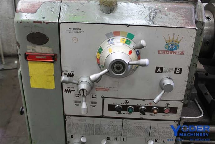 24" / 32" x 84" T A Shing #CROWN-WN-4/2000A, gap lathe, 3" hole, 24" swing, 13" swing over cross slide, 15" 4 - Image 6