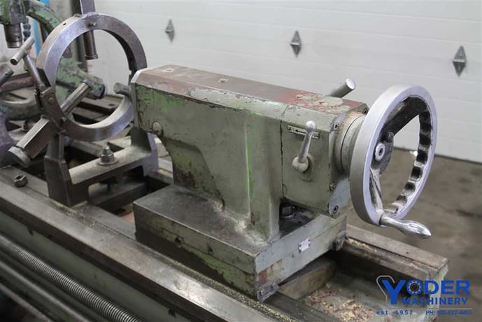 24" / 32" x 84" T A Shing #CROWN-WN-4/2000A, gap lathe, 3" hole, 24" swing, 13" swing over cross slide, 15" 4 - Image 8
