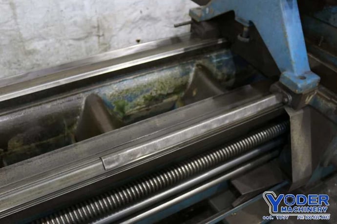 33" x 168" Hamburg #840, engine lathes, 33" swing over ways, 20" swing over cross slide, hard ways, thread - Image 10