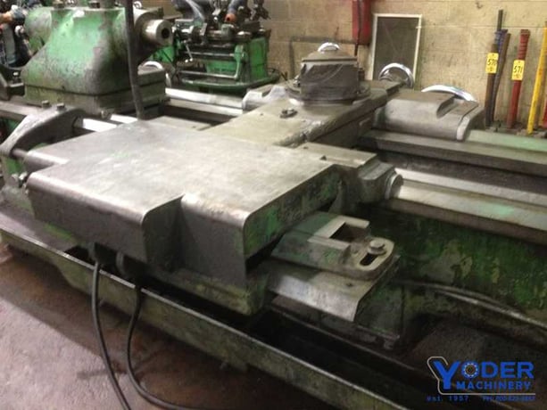 35" x 60" Sidney #LOT-300, engine lathes, 35" swing over ways, 20" swing over cross slide, 28" 4 jaw chuck - Image 4