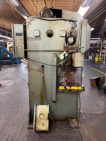 55 Ton, Heim #5G, gap frame press, 28" x 18" bed, 4" stroke, 10-1/2 shut height, 4" slide, air clutch & - Image 7